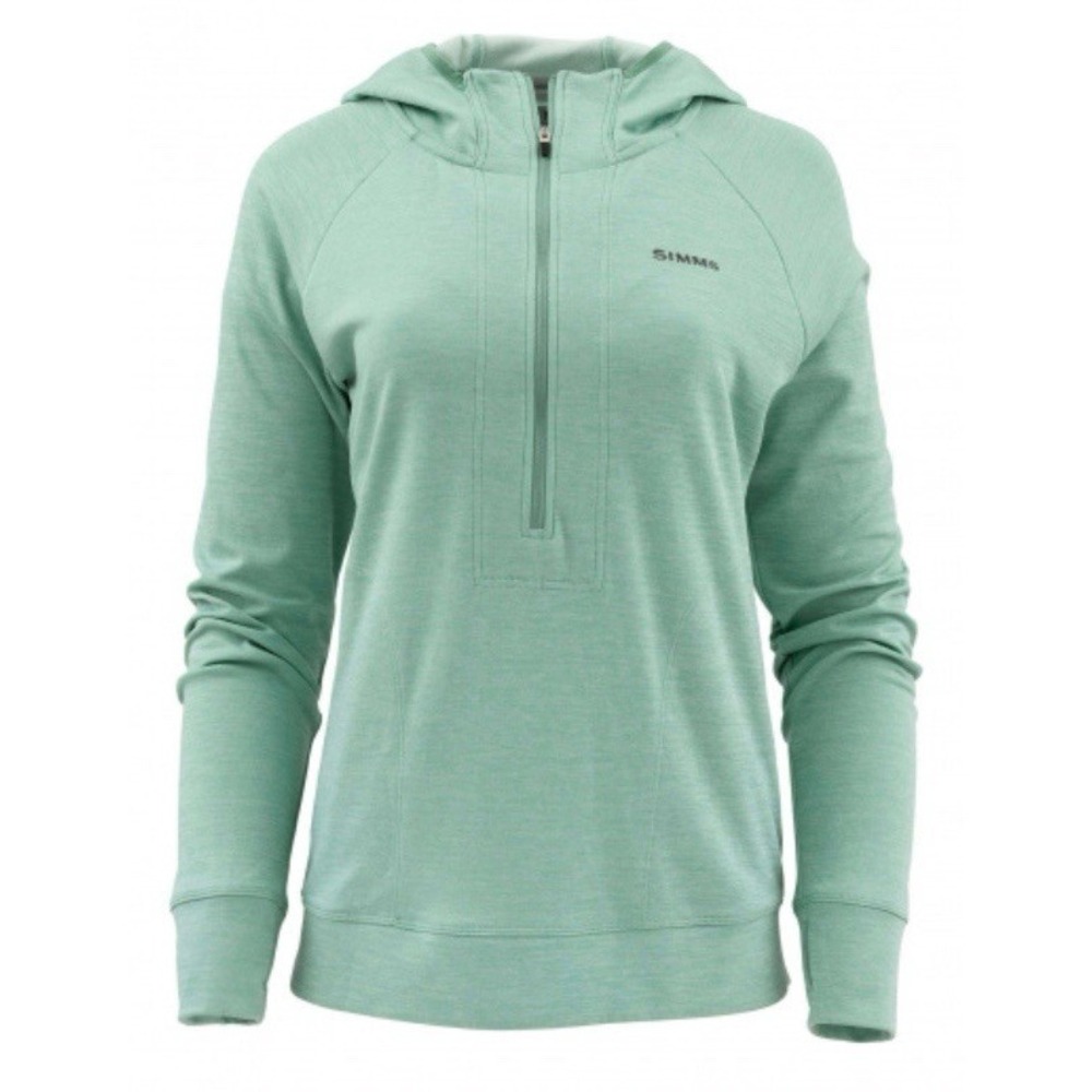 Simms Fishing Insect Shield 1/2 Zip Stretch Performance Hoodie Women's Size L
